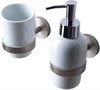 Стакан Allen Brau Priority 6.31002-BN белый/никель браш 6.31002-BN - фото 14066
