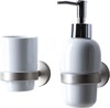 Стакан Allen Brau Priority 6.31002-BN белый/никель браш 6.31002-BN - фото 14068
