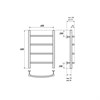 Полотенцесушитель электрический Point Афина PN04146E П4 400x600 левый/правый, хром - фото 27905