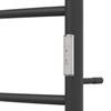 Полотенцесушитель электрический Point Афина PN04846PB П3 400x600 с полкой, диммер справа, черный PN04846PB - фото 28033