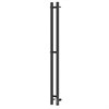 Полотенцесушитель электрический Point Деметра PN12812B П3 80x1200 диммер справа, черный PN12812B - фото 28430