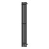 Полотенцесушитель электрический Point Гермес PN13822B П3 120x1200 диммер справа, черный PN13822B - фото 28475
