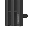 Полотенцесушитель электрический Point Гермес PN13822B П3 120x1200 диммер справа, черный PN13822B - фото 28476