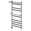 Полотенцесушитель электрический Point Артемида PN14150PE П8 500x1000 c 2 полками, левый/правый, хром PN14150PE - фото 28488