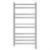 Полотенцесушитель электрический Point Артемида PN14150PE П8 500x1000 c 2 полками, левый/правый, хром PN14150PE - фото 28489