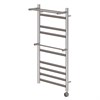 Полотенцесушитель электрический Point Артемида PN14150PE П8 500x1000 c 2 полками, левый/правый, хром PN14150PE - фото 28490