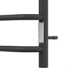Полотенцесушитель электрический Point Сатурн PN90858B П8 500x800 диммер справа, черный PN90858B - фото 28848