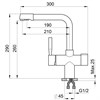 Смеситель для кухни Point PN3104GR графит PN3104GR - фото 29815