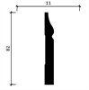 DD47/Плинтус (82x13x2000мм)/23 DD47 - фото 40175
