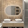 Зеркало Fleur LED 1200х700 с бесконтактным сенсором, холодная подсветка ЗЛП639 ЗЛП639 - фото 40665
