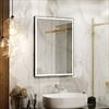 Зеркало Solid Black LED 600x800 с сенсором реверсивное крепление (800х600) ЗЛП622 (ЗЛП2622) ЗЛП622 - фото 40896