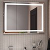 Зеркало Торрес Люкс 800х600 ЗЛП158 LED-подсветка с розеткой ЗЛП158 - фото 40933