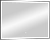 Зеркало Aralia LED 1200x700 Black с сенсором черный алюминиевый профиль ЗЛП1495 ЗЛП1495 - фото 41144