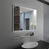 Зеркало Sting LED 1000х700 с сенсором алюминиевый профиль ЗЛП512 ЗЛП512 - фото 41153