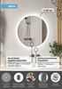 Зеркало D600 Brida LED c сенсором ЗЛП160 (ЗЛП2160) ЗЛП160 (ЗЛП2160) - фото 41284