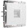Розетка Ethernet RJ-45 (Hammer белый) W1281001 - фото 42587
