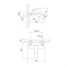 Смеситель для ванны, Esper, IDDIS, ESPSB00i02WA ESPSB00i02WA - фото 45045