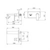 Встраиваемый смеситель для умывальника, Edifice, IDDIS, EDISB00i65 EDISB00i65 - фото 45129