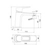 Смеситель для умывальника, Spin, IDDIS, SPISB00i01 SPISB00i01 - фото 45288