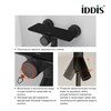 Смеситель для ванны с управлением Push Control, черный матовый, Shelfy, IDDIS, SHEBLBTi02WA SHEBLBTi02WA - фото 45290