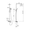 Смеситель с верхним душем, Bild, IDDIS, BILSB1Fi06 BILSB1Fi06 - фото 45580