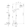 Смеситель для ванны с верхним душем, Male, IDDIS, MALSB3Fi06 MALSB3Fi06 - фото 45757