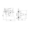 Смеситель для ванны с керамическим дивертором Vibe, IDDIS, VIBSB02i02WA VIBSB02i02WA - фото 45857
