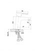 Смеситель CERSANIA для раковины со сливным гарнитуром A63030 - фото 46799