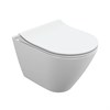 Подвесной унитаз CITY OVAL Clean On DPL EO slim A63114 - фото 47089