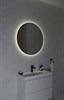 Зеркало ECLIPSE smart 80x80 в черной рамке A64147 - фото 47321