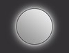 Зеркало ECLIPSE smart 80x80 в черной рамке A64147 - фото 47322