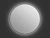 Зеркало ECLIPSE smart 100x100 в черной рамке A64149 - фото 47334