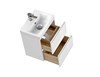 Тумба MODUO SLIM 60 SZ-MOD-MO60Sl/Wh - фото 47781