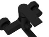 Смеситель для ванны BRASKO BLACK с длинным изливом A64092 - фото 48609