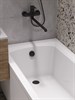 Смеситель для ванны BRASKO BLACK с длинным изливом A64092 - фото 48612
