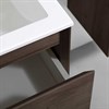 Тумба Luka 800 подвесная, 2 выкатных ящика soft-close, R.Oak + Раковина белая, искусственный камень, VCB-13800W VMC-2L800RO + VCB-13800W - фото 50018