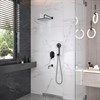 Душевой комплект Berges Ventas 3R 073008 С ВНУТРЕННЕЙ ЧАСТЬЮ, черный матовый Berges 073008 - фото 50353