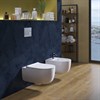 Унитаз BERGES подвесной EGO XL 54 см, сиденье дюропласт Toma Slim SO, микролифт, быстросъем 82118 - фото 58056