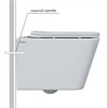Унитаз BERGES подвесной FLOE S Rimless 51 см, сиденье дюропласт Floe S Slim SO, микролифт, быстросъём 82134 - фото 58144