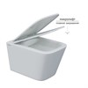 Унитаз BERGES подвесной FLOE S Rimless 51 см, сиденье дюропласт Floe S Slim SO, микролифт, быстросъём 82134 - фото 58145