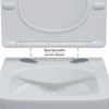 Унитаз BERGES подвесной FLOE S Rimless 51 см, сиденье дюропласт Floe S Slim SO, микролифт, быстросъём 82134 - фото 58146