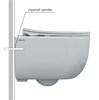 Унитаз BERGES подвесной VENTAS Rimless 49 см, сиденье дюропласт Ventas Slim SO, микролифт, быстросъём 82135 - фото 58150