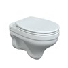 Унитаз BERGES подвесной  ALBIT S Rimless 52 см, сиденье Optim SO, микролифт, быстросъем 82146 - фото 58192