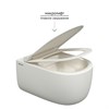 Унитаз BERGES подвесной EGO XL матовый белый Rimless 54 см, сиденье EGO XL Slim SO матовый белый, микролифт , быстросъем * 82228 - фото 58204