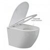 Унитаз подвесной BERGES OKUS Rimless 49 см, сиденье дюропласт, микролифт, быстросьем 81127 - фото 58256
