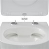 Унитаз подвесной BERGES OKUS Rimless 49 см, сиденье дюропласт, микролифт, быстросьем 81127 - фото 58258