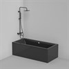 Ванна BERGES акриловая TARI 180х80, черный глянец 052029 - фото 60634