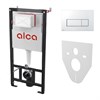 Комплект 4 в 1 инсталляции с хром кнопкой AlcaPlast AM101/1120 RU - M571-0001 AM101/1120 RU - M571-0001 - фото 61325