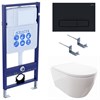 SET AQUATEK ПОЛАРИС (рама AQUATEK Standard INS-0000012+унитаз ПОЛАРИС AQ0700-00 с тонким сиденьем soft-close+ крепеж KKI-0000002 +панель KDI-0000025) SET AQUATEK ПОЛАРИС-025 4в1 - фото 62857