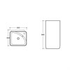 Раковина керамическая Vincea VBS-2P202, 500*460*880, напольная, цвет белый VBS-2P202 - фото 64017